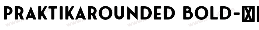 PraktikaRounded Bold字体转换